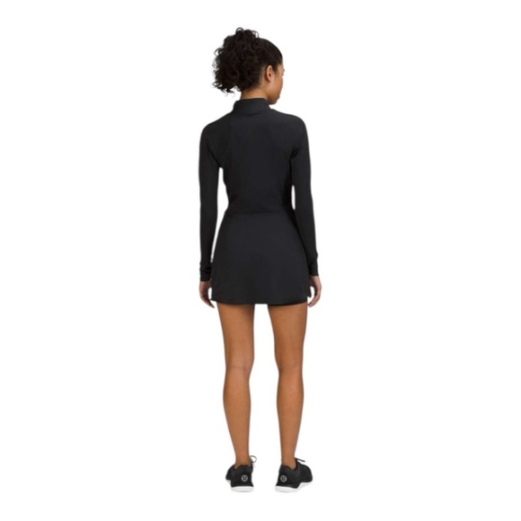 NWT Lululemon Nulux Long Sleeve Tennis Dress Dark Green Size 8 - Picture 12 of 13